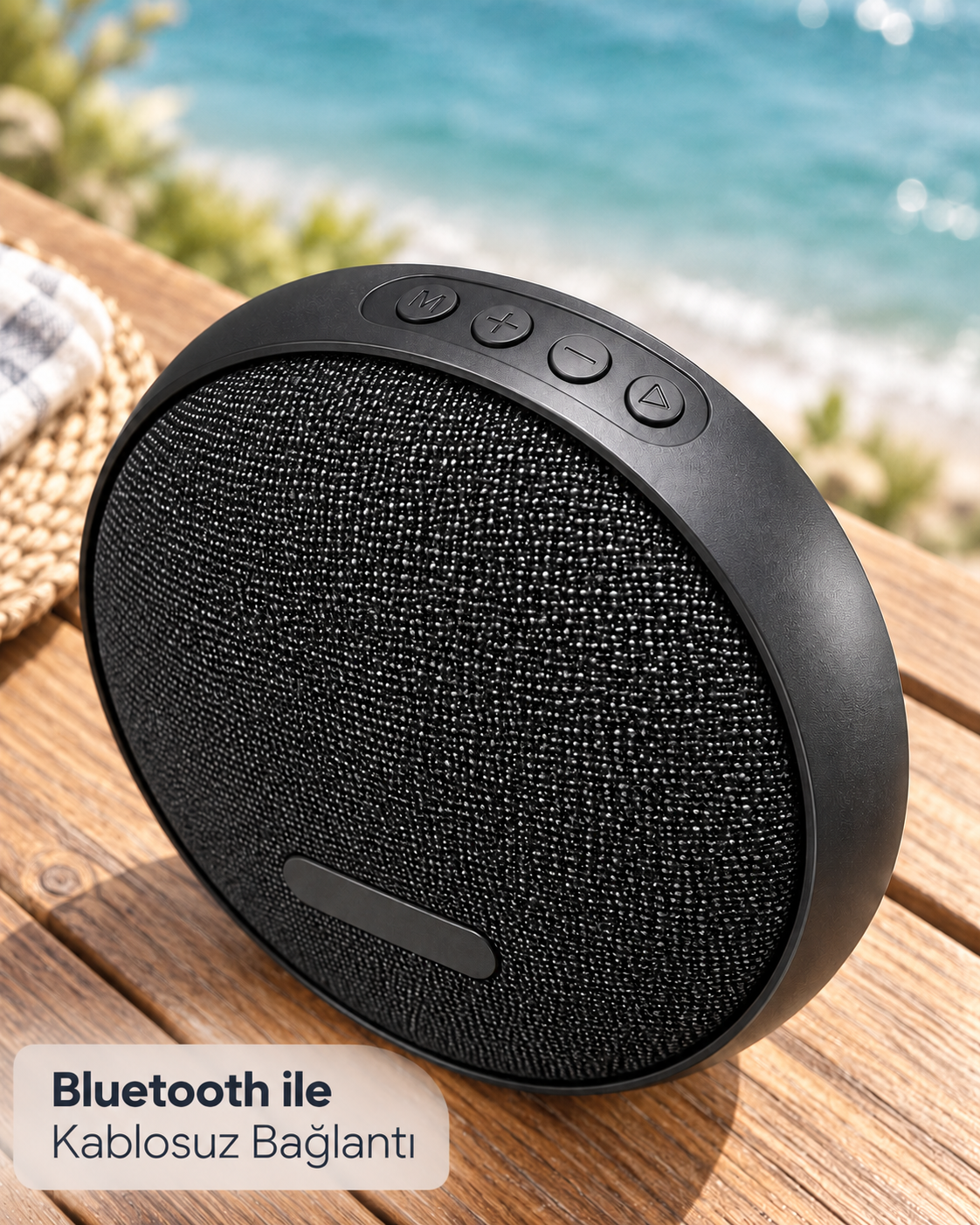 Stereo Eşleştirme Destekli Kablosuz Hoparlör Bluetooth USB ve TF Kart Uyumluluğu