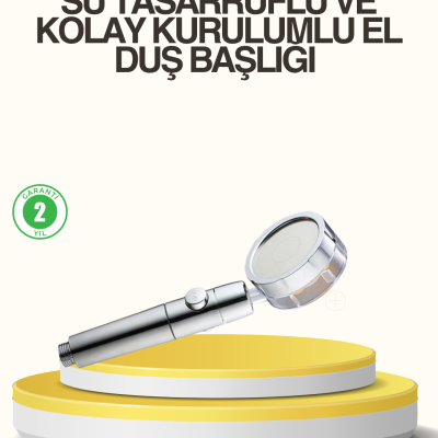 Su Basıncını Artıran Sızdırmaz Duş Başlığı
