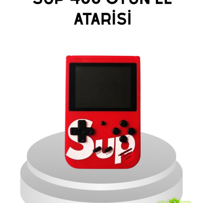 SUP Retro El Konsolu – 500 Oyun, TV Bağlantılı, 3 İnç Ekranlı Şarjlı Mini Atari