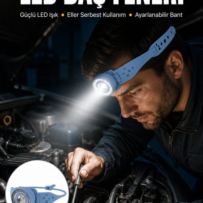 Suya Dayanıklı LED Kafa Lambası Outdoor Kullanım Yeni Nesil
