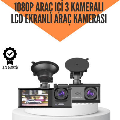 TA-01 LCD Ekranlı Gece Görüşlü Araç Kamerası