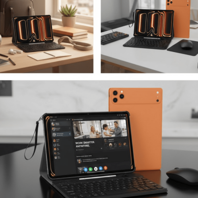 Tablet PC Klavyeli Set Geniş Ekran Yüksek Depolama ve Android Sistem