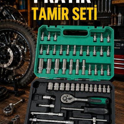 Taşıma Çantalı 53 Parça Tamir Takımı