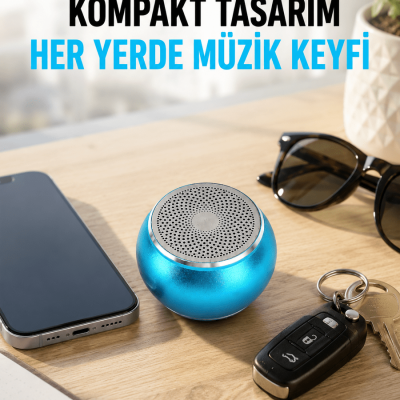 Taşınabilir Bluetooth Hoparlör  Eller Serbest Arama Özellikli Yeni Nesil