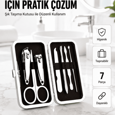 Taşınabilir Çantalı Çok Fonksiyonlu Bakım Seti
