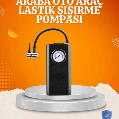 Taşınabilir Elektrikli Oto Motosiklet Bisiklet Lastik Şişirme Pompası