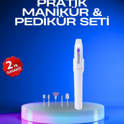 Taşınabilir Profesyonel Elektrikli Tırnak Matkap Seti – Sessiz, Güçlü ve Dayanıklı