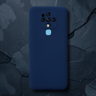 Tecno Camon 16 Kılıf Nano İçi Kadife Silikon - Lacivert