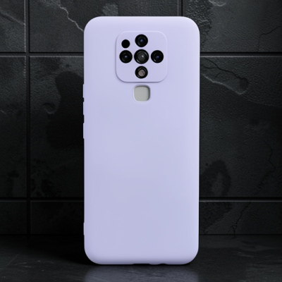 Tecno Camon 16 Kılıf Nano İçi Kadife Silikon - Lila