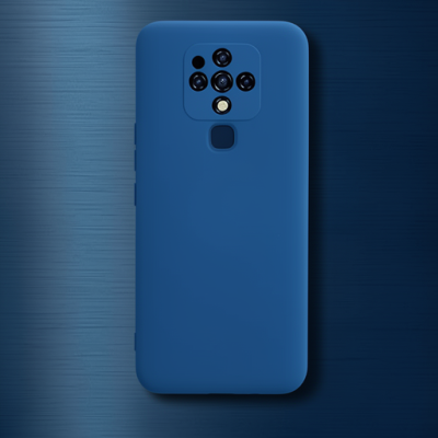 Tecno Camon 16 Kılıf Nano İçi Kadife Silikon - Mavi