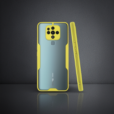 Tecno Camon 16 Kılıf Platin Silikon - Sarı