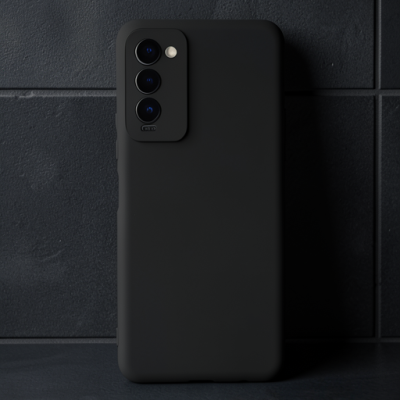 Tecno Camon 18 Kılıf First Silikon - Siyah