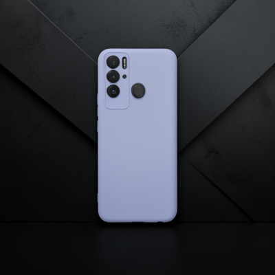 Tecno Pova Neo Kılıf Nano İçi Kadife Silikon - Lila