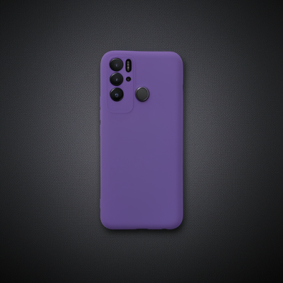 Tecno Pova Neo Kılıf Nano İçi Kadife Silikon - Mor