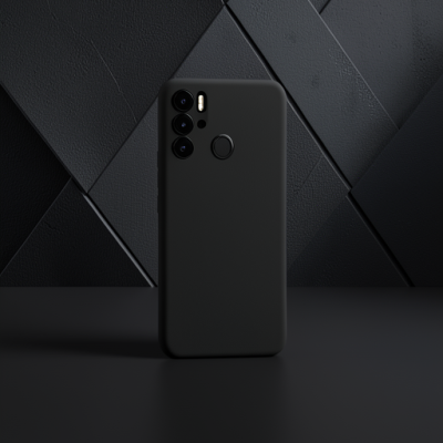 Tecno Pova Neo Kılıf Nano İçi Kadife Silikon - Siyah