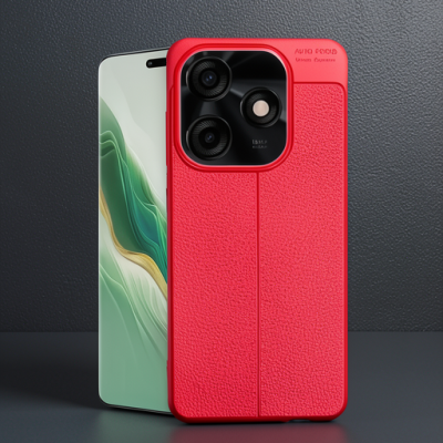 Tecno Spark Go 2024 Kılıf Auto Focus Kapak - Kırmızı