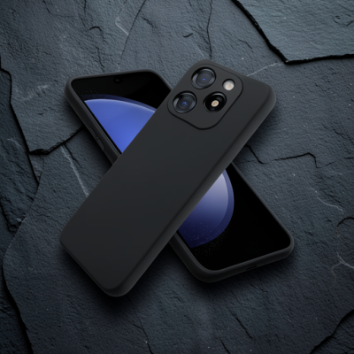 Tecno Spark Go 2024 Kılıf First Silikon - Siyah