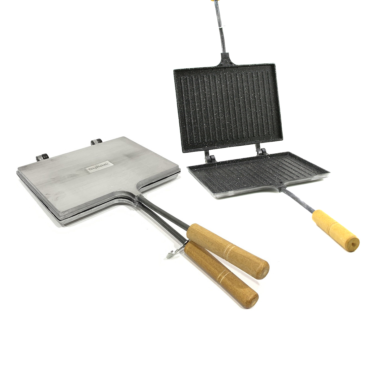 Teflon Kaplamalı El Tost Makinesi