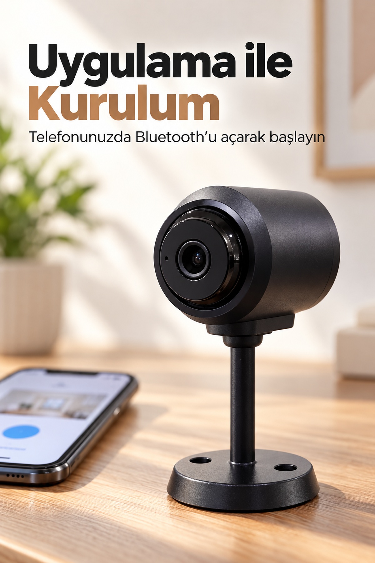 Silindirik Gövdeli Telefon Bağlantılı Kamera