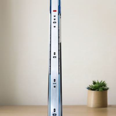 Teleskopik Bilyalı Çekmece Rayı 43x500 mm Frenli Takım