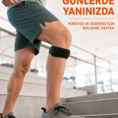Tendon Bandı Ayarlanabilir Diz Altı Destek Bandı Spor ve Günlük Kullanım