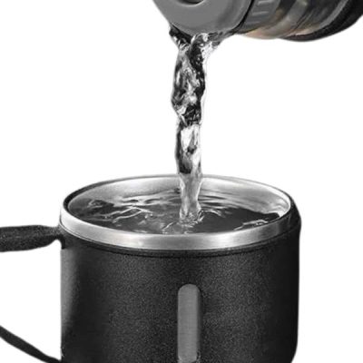 Termos Seti Paslanmaz Çelik 3 Bardaklı Vakumlu Termos Set 500 Ml 12 Saate Kadar Isı Koruma
