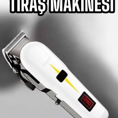 Tıraş Makinesi Profesyonel Saç Ve Sakal Kesme Milim Ayarlı Dijital Göstergeli