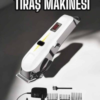 Tıraş Makinesi Uzun Ömürlü Batarya, Keskin Bıçaklar ve Profesyonel