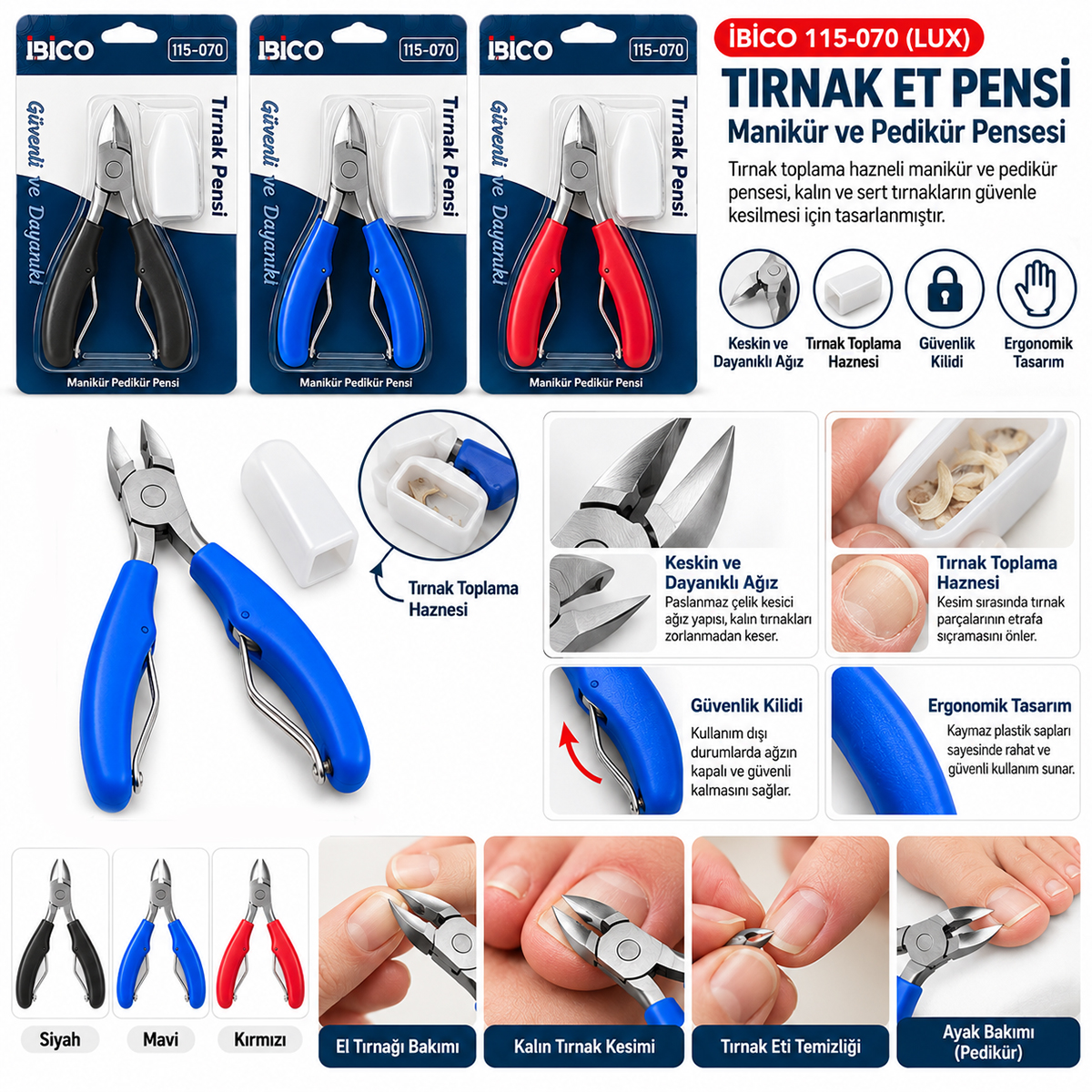 Tırnak Eti Pensi - Pedikür Manikür Makası