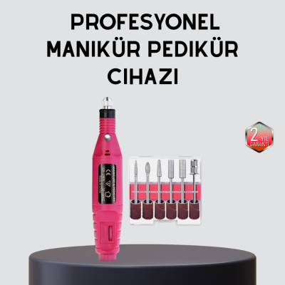 Tırnak Matkap Makinesi – Profesyonel Manikür Pedikür Cihazı, Ayarlanabilir Hız ve Sessiz Çalışma