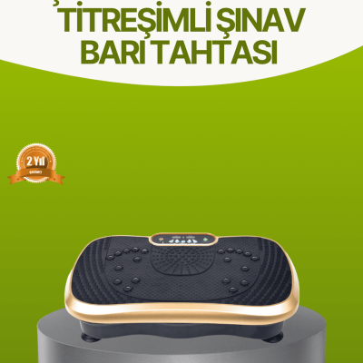 Titreşimli Egzersiz Platformu Evde Fitness ve Kas Güçlendirme