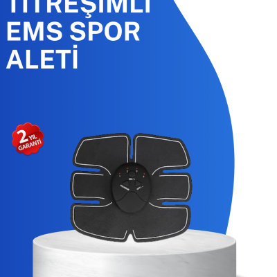 Titreşimli EMS Spor Aleti Karın Kol ve Bacak Kas Yapma Cihazı 2025 Model