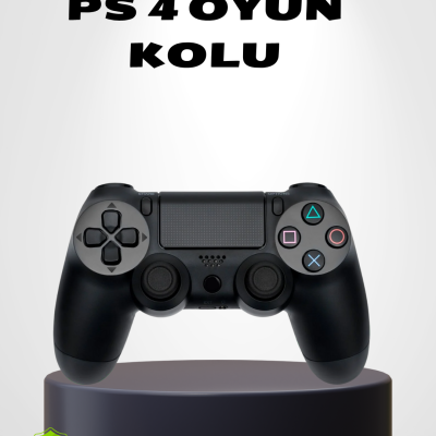 Titreşimli Kablosuz Oyun Kolu – PS4, PC, Mobil, Tablet ve Steam Uyumlu