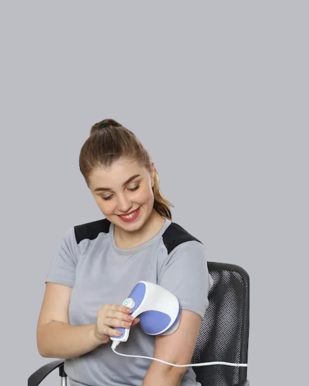 Elektrikli Masaj Aleti 5 Başlıklı Güçlü Titreşimli Vücut Masaj Cihazı