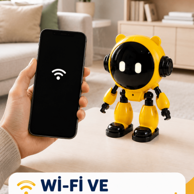Türkçe Konuşan Yapay Zeka Robotu Çocuklar İçin Eğitici Akıllı Oyun ve Ders Arkadaşı