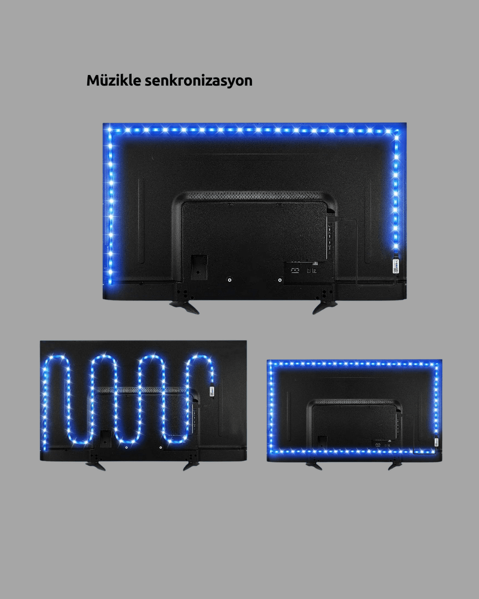 Uzaktan Kumandalı LED TV Arka Işık Şeridi Yeni Nesil