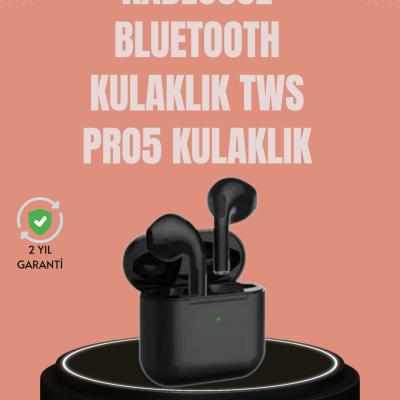 TWS Pro 5 Kulaklık – Uzun Süreli Kullanım İçin Yüksek Batarya Performansı