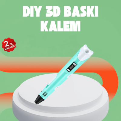 Üç Boyutlu 3D Yazıcı Kalem ABS ve PLA Uyumlu