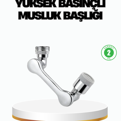 Üç Segmentli 1080 Derece Musluk Aparatı Esnek Döner Havalandırıcı Pratik Kullanım