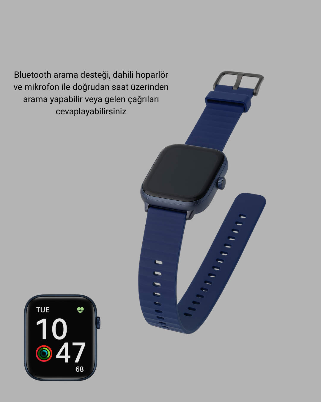 Akıllı Saat Ultra 2.05 IPS Ekran Bluetooth Aramalı Spor Modlu