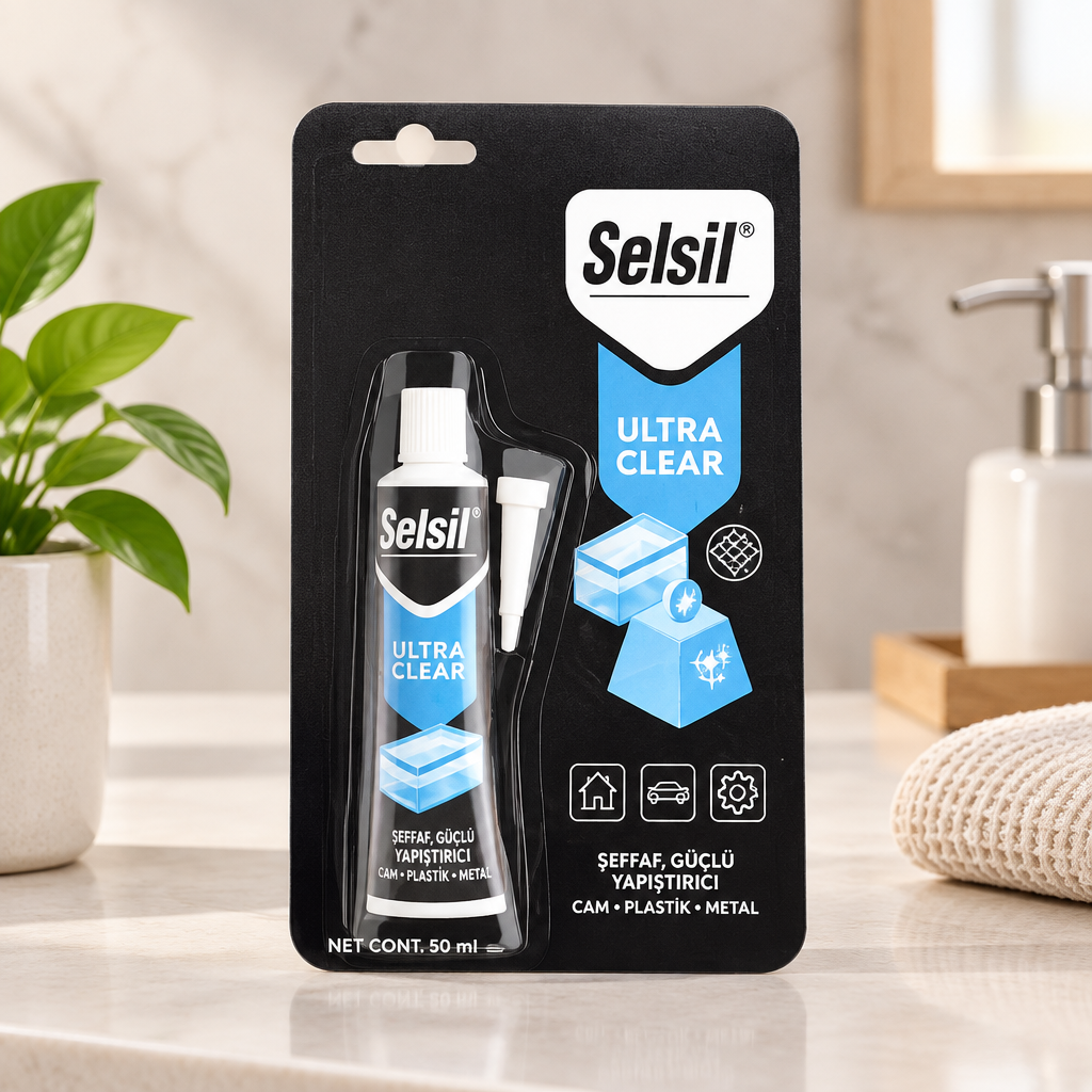 Ultra Clear Kristal Şeffaf Montaj Yapıştırıcı