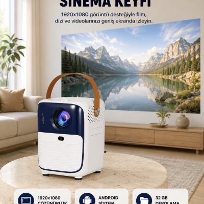 Ultra HD Android TV Kutusu 32GB Depolama USB HDMI Fan Sistemli Yeni Nesil