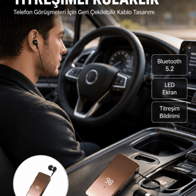 Ultra Hızlı Şarj Özellikli Type-C Bluetooth Kulaklık – 10 Dakikada %50 Şarj, 20 Dakikada Tam Dolum Yeni Nesil