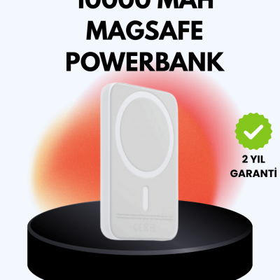 Ultra İnce Manyetik Powerbank Hızlı Şarj, Güçlü Tutuş, 10000 mAh Kapasite