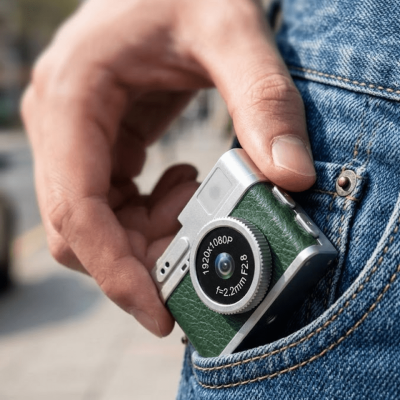 Ultra Mini Dijital Fotoğraf Makinesi 4K 1080P HD Video Çekim Cep Kamerası