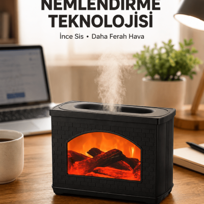 USB Güçlü Ultrasonik Hava Nemlendirici Sessiz Çalışan 270 ml Difüzör