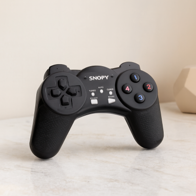 USB Kablolu Siyah Gamepad
