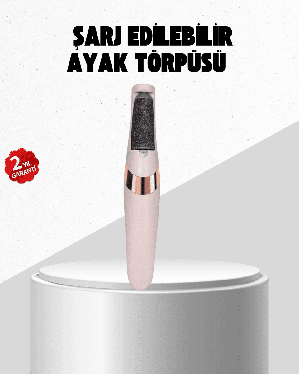 USB Şarjlı Ayak Törpüsü Nasır Temizleyici Elektrikli