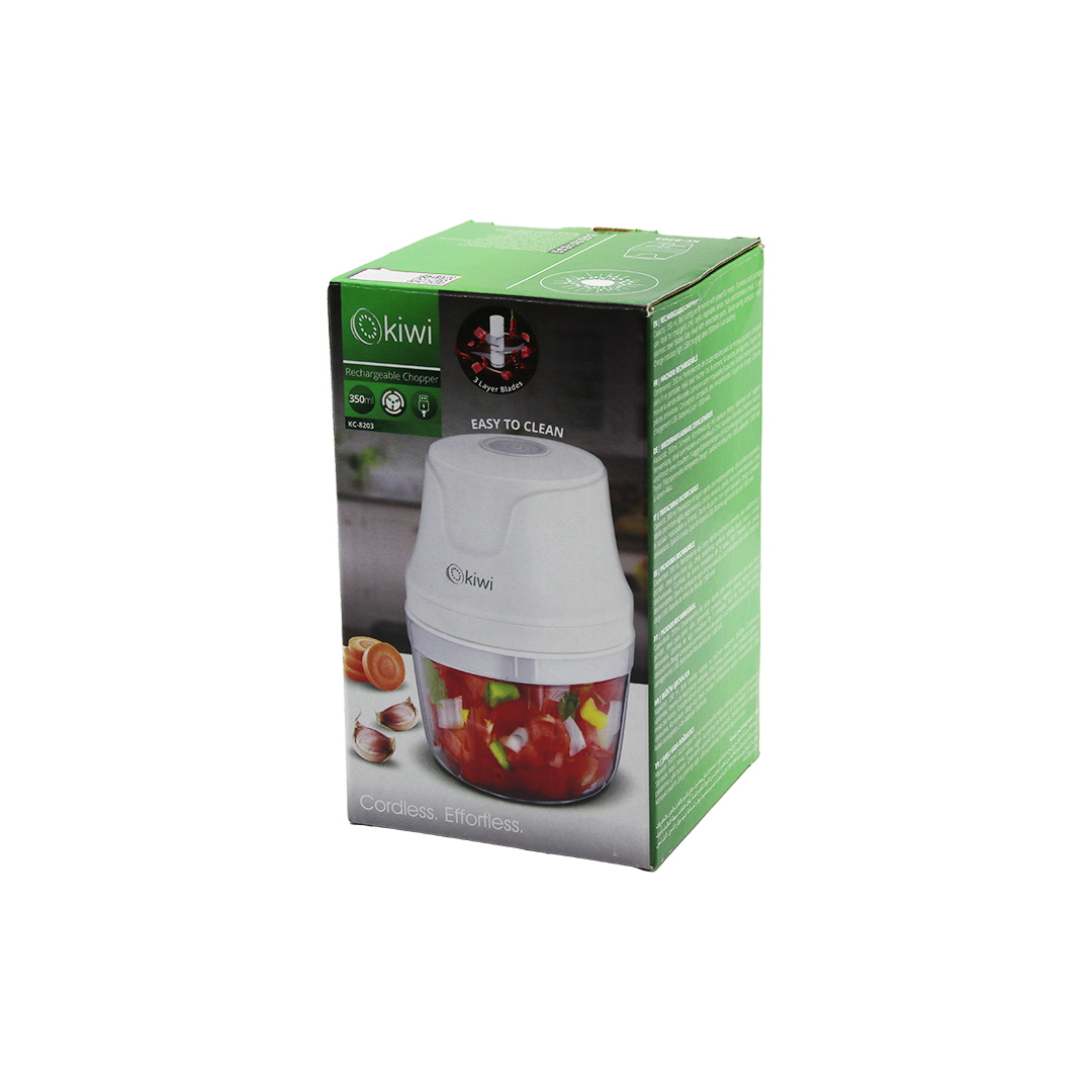 USB Şarjlı Mini Blender 3 Bıçaklı Gıda Doğrayıcı