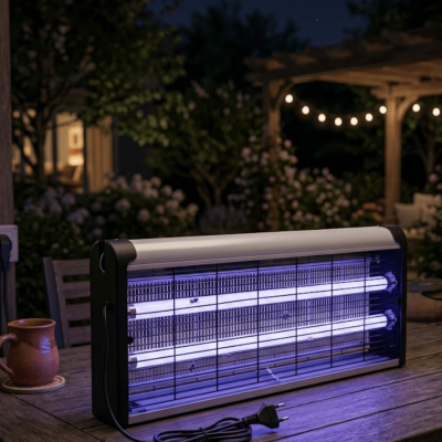 UV Işıklı Elektrikli Sinek Savar 10W Sessiz Haşere Öldürücü Lamba